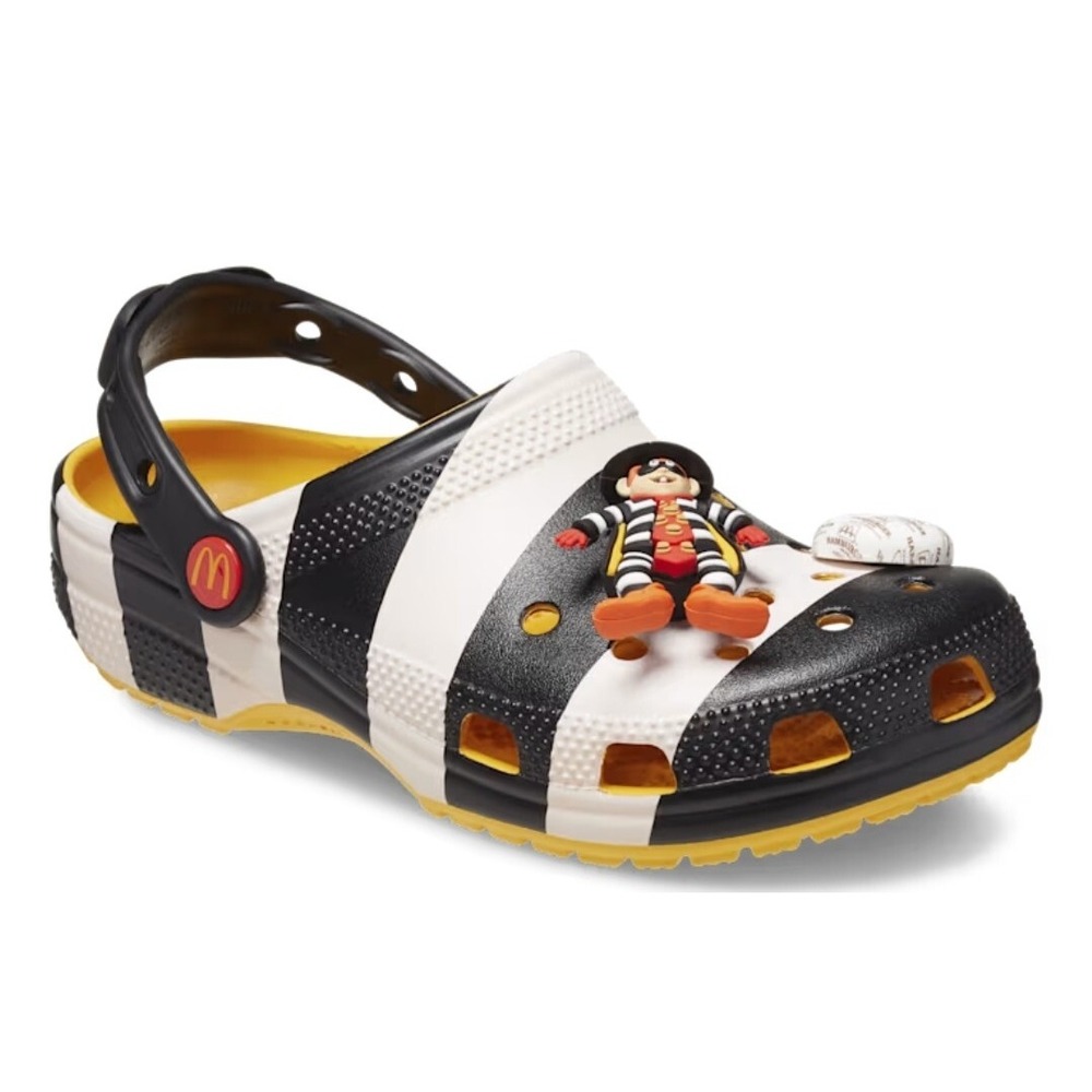 Crocs X McDonald's Hamburglar Classic Clog Men's Size 11 New - Picture 4 of 5